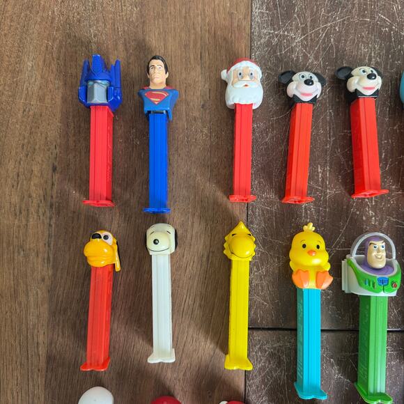 Bundle Lot 31 PEZ candy dispenser VINTAGE Modern Disney Snoopy Transformers‎ Etc - Picture 10 of 10